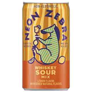 Neon Zebra Whiskey Sour Mix 7.5 oz 6 Can