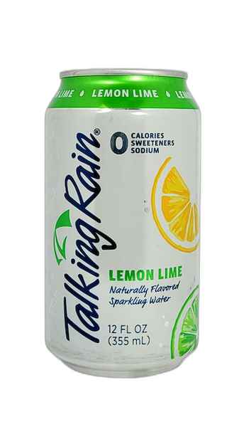 Talking Rain Sparkling Water Lemon Lime 12 fl oz Can
