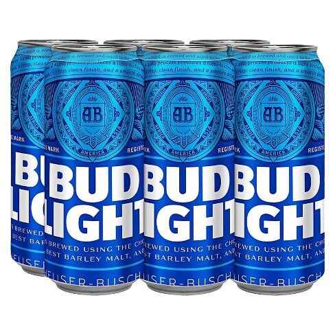 Bud Light 6pk/16 fl oz Cans