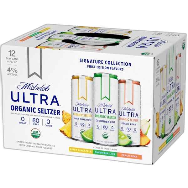Michelob Ultra Organic Seltzer Variety 12pk/12 fl oz Cans