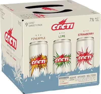 Cacti Agave Spiked Seltzer Variety 9pk/12 fl oz Cans
