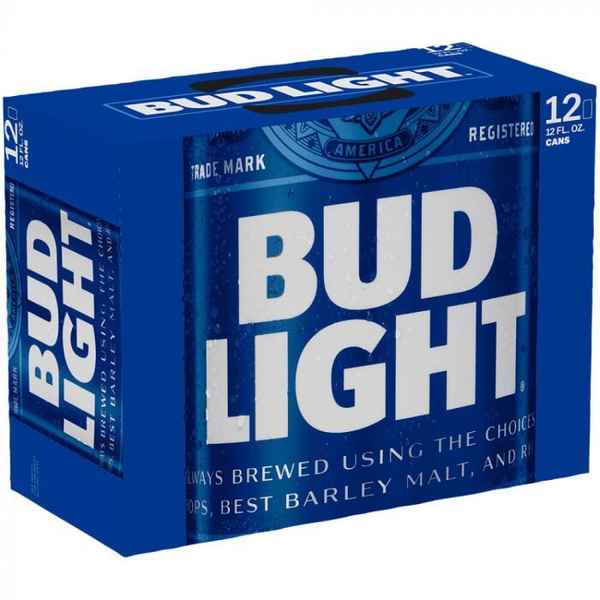 Bud Light American Lager Beer 12pk/12 fl oz Cans