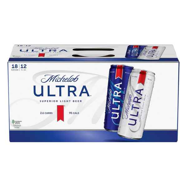 Michelob Ultra Light Lager 18pk/12 fl oz Cans