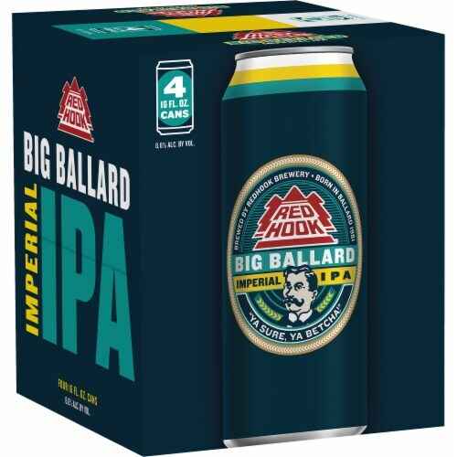 Redhook Tropical Big Ballard Juicy IPA 4pk/16 fl oz Cans
