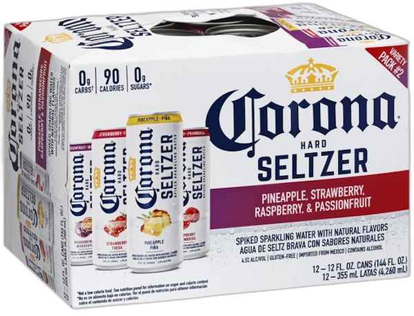Corona Hard Seltzer Berry Mix Variety #2 12pk/12 fl oz Cans