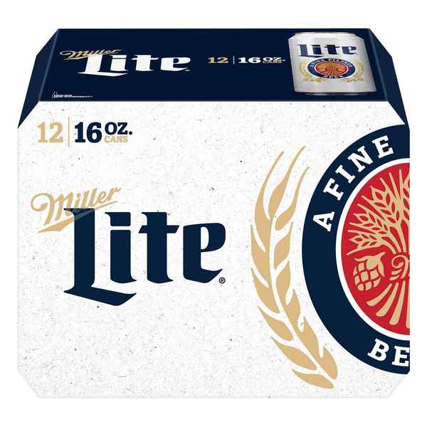 Miller Lite Beer 12pk/16 fl oz Cans