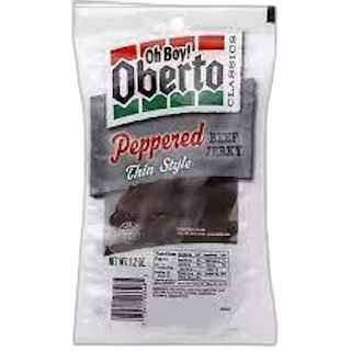 Oberto Brands Classics Thin Style Peppered Beef Jerky