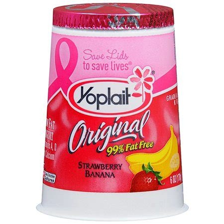 Yoplait Original Strawberry Banana Yogurt - 6oz
