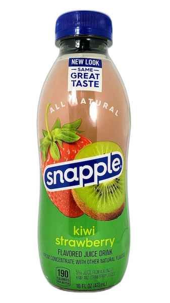 Snapple Kiwi Strawberry Juice Drink 16 fl oz Bottle