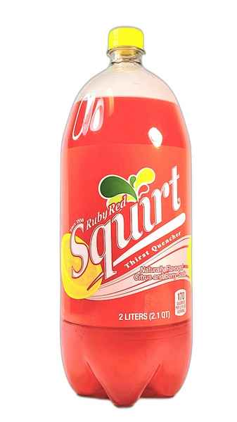 Squirt Ruby Red Soda 2 Liter Bottle