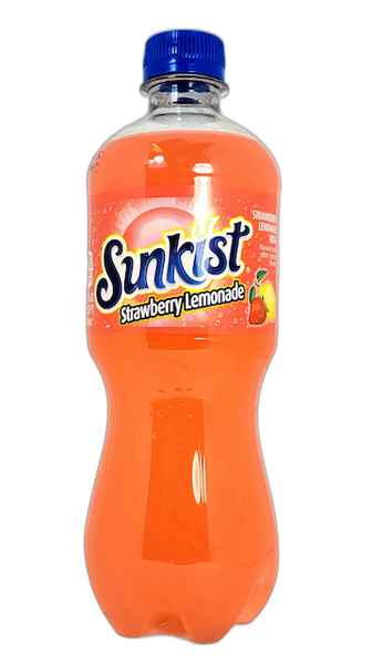 Sunkist Strawberry Lemonade Soda 20 fl oz Bottle