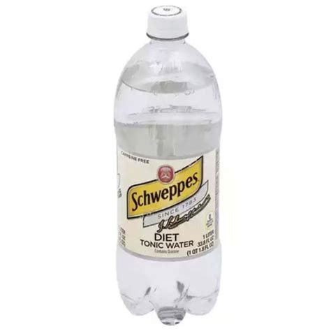Schweppes Diet Tonic Water 1 Liter Bottle