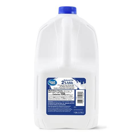 Great Value 2% Milk 1 Gallon