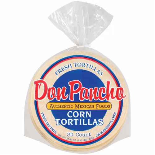 Don Pancho White Corn Tortillas 24.9 oz