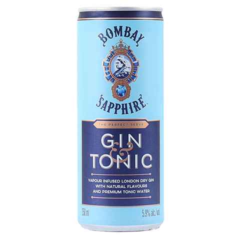 Bombay Sapphire Gin & Tonic Cocktail 250ml