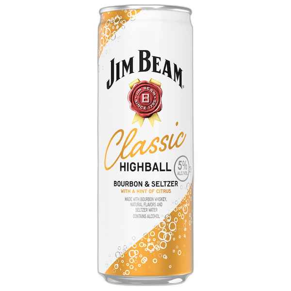 Jim Beam Classic Highball Bourbon And Seltzer 355ml