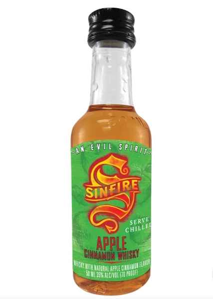 Sinfire Cinnamon Flavored Whiskey 50ml