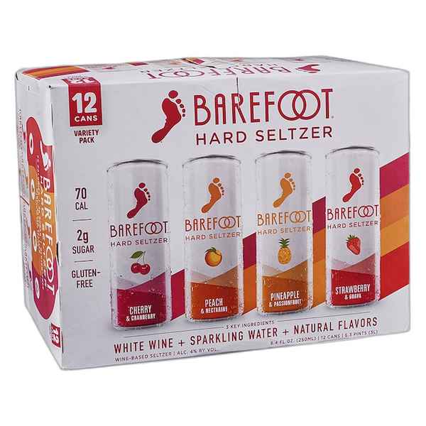Barefoot Variety Pack 12 Cans