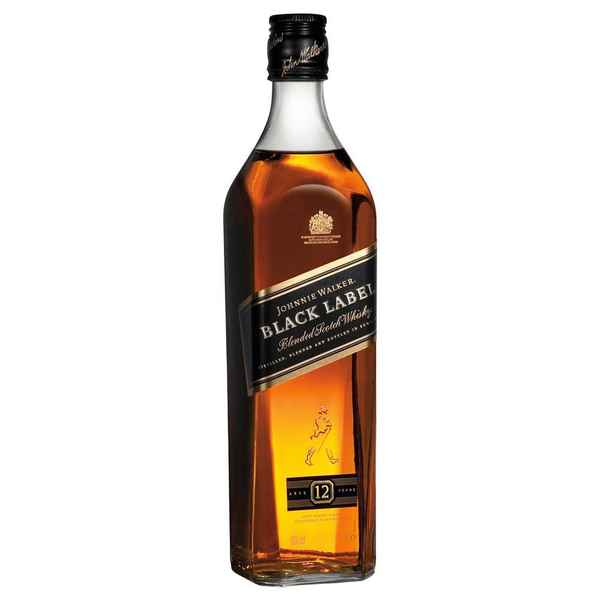 Johnnie Walker Black Label Blended Scotch Whiskey 750ml