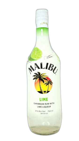Malibu Lime Flavored Rum 750ml