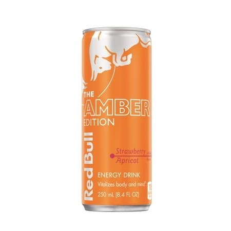 Red Bull Amber Edition Strawberry Apricot 8.4 fl oz Can
