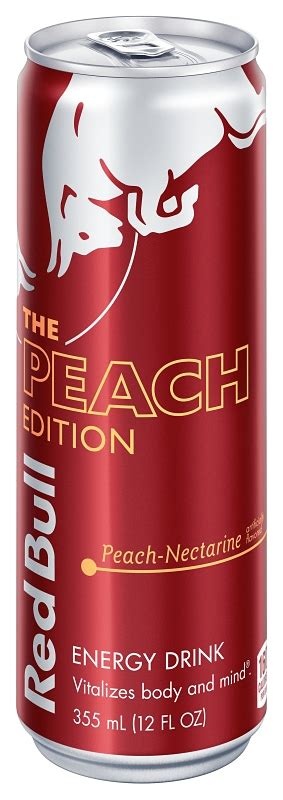 Red Bull Peach Edition Peach-Nectarine 12 fl oz Can