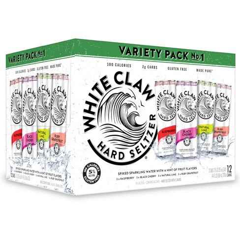 White Claw Hard Seltzer Variety Pack No. 1 12pk/12 fl oz Cans