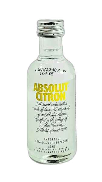 Absolut Lemon Flavored Vodka Citron