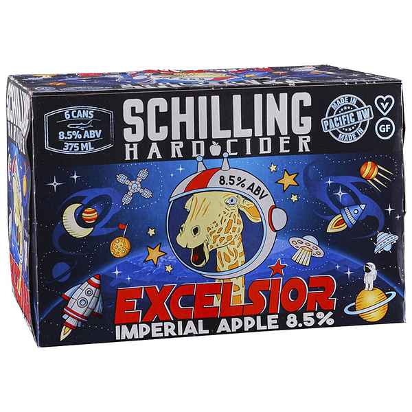 Schilling Excelsior Imperial Apple Cider 6pk/12 fl oz Cans