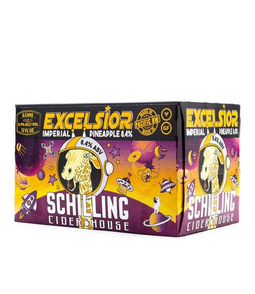 Schilling Excelsior Imperial Pineapple Cider 6pk/12 fl oz Cans