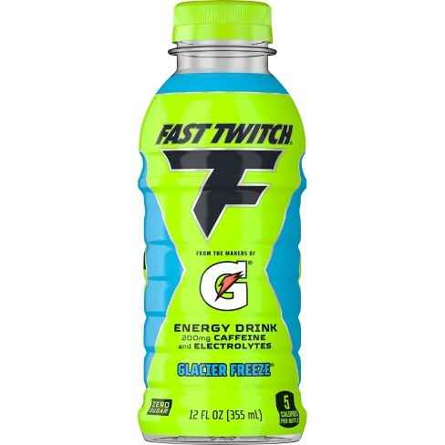 Fast Twitch Energy Drink Glacier Freeze 12 fl oz Bottle