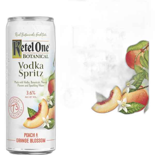 Ketel One Vodka Spritz Peach & Orange Blossom 4/355Ml