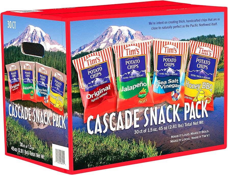 Tim's Cascade Style Honey BBQ Potato Chips 1.5 oz
