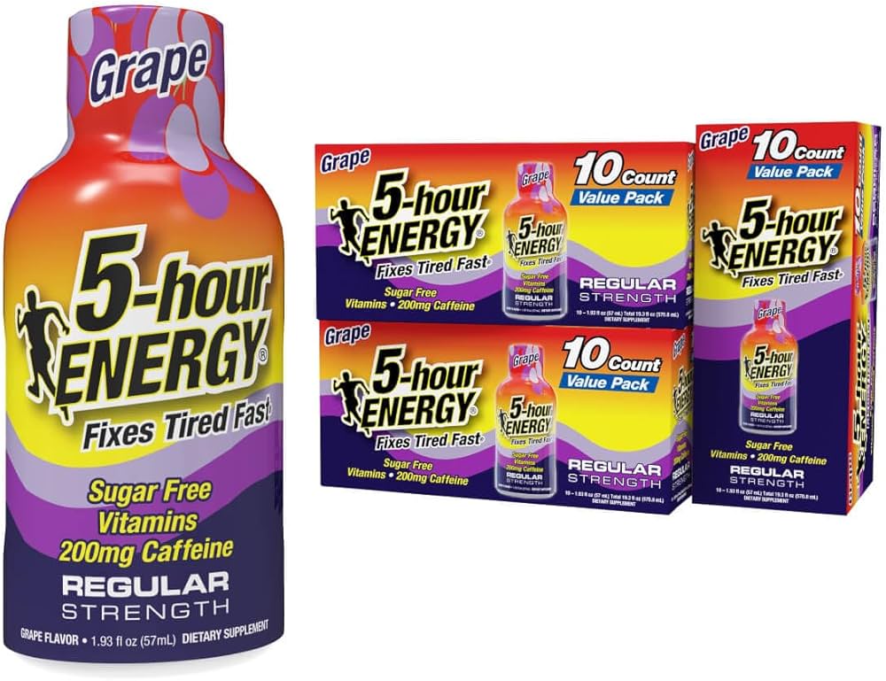 5-Hour Energy Regular Strength Grape 1.93oz