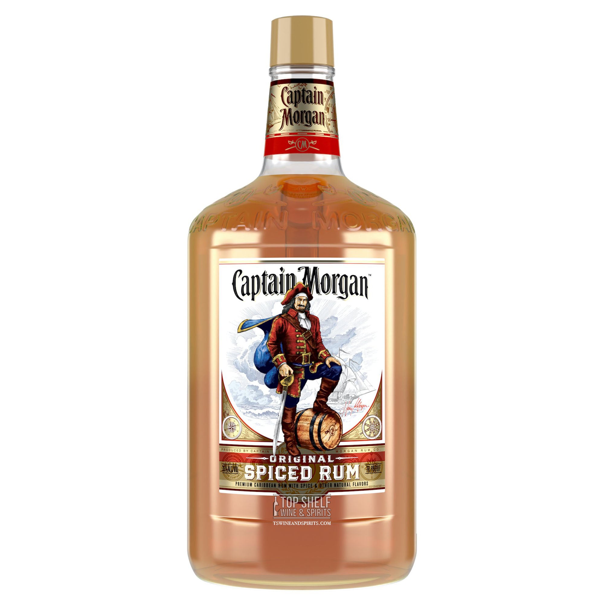 Captain Morgan Original Spiced Rum 1.75 L