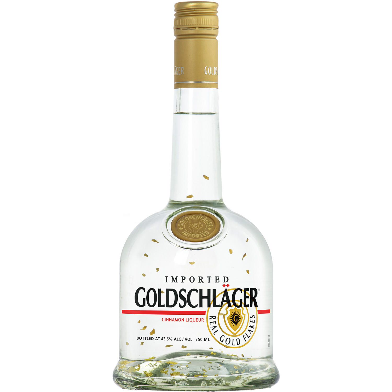 Goldschlager Cinnamon Schnapps Liqueur 87 Proof 25.4 oz