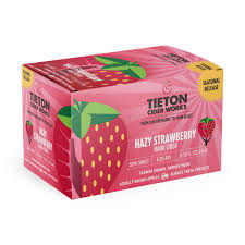 Tieton Hazy Strawberry Cider 6pk/12 fl oz Cans