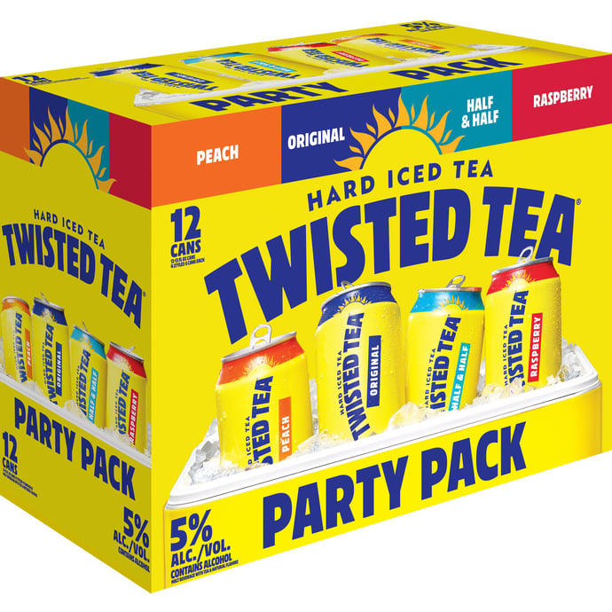 Twisted Tea Hard Iced Tea Party Pack 12pk/12 fl oz Cans