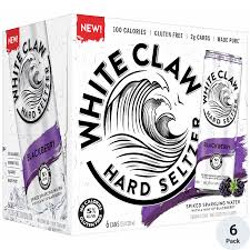 White Claw Blackberry Hard Seltzer 6pk/12 fl oz Cans