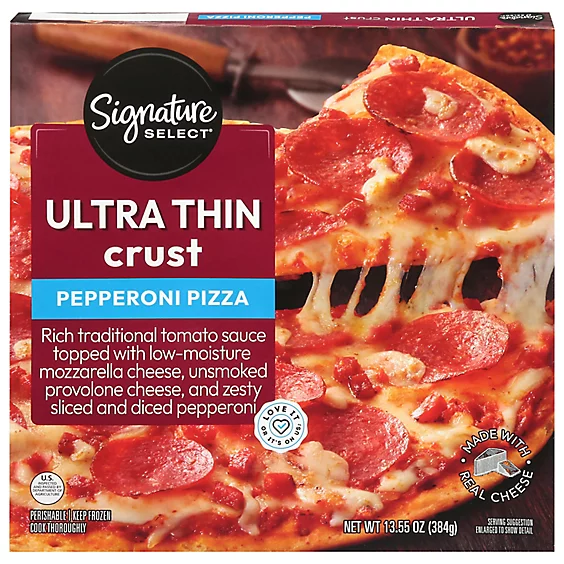 Signature Pepperoni Pizza classic crust with pepperoni and cheese
