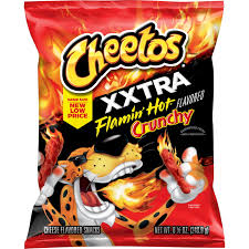 Cheetos Crunchy Flamin' Hot Cheese Snacks 3.25 oz