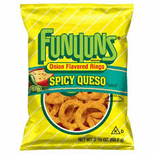 Funyuns Spicy Queso Onion Flavored Rings 2.125 oz
