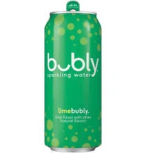 Bubly Lime Enhanced Sparkling Water 16oz