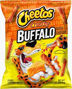 Cheetos Crunchy Buffalo Cheese Flavored Snacks 3.25 oz