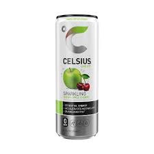 Celsius Sparkling Green Apple Cherry 12 fl oz Can