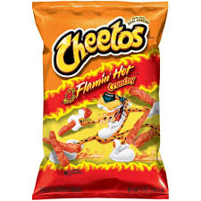 Cheetos Crunchy Flamin' Hot Cheese Flavored Snacks 3.5 oz