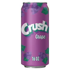 Crush Grape Soda 16 fl oz Can