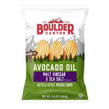 Boulder Canyon Avocado Oil Sea Salt & Cracked Pepper Kettle Chips 1 oz