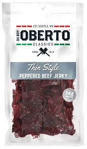 Oberto Thin Style Peppered Beef Jerky
