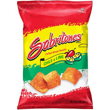 Sabritones Chile & Lime Puffed Wheat Snacks 2.75 oz